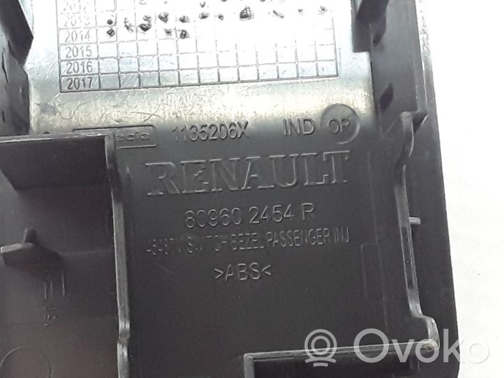 Renault Clio IV Interrupteur commade lève-vitre 809602454R