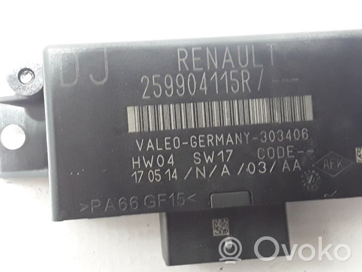 Renault Clio IV Pysäköintitutkan (PCD) ohjainlaite/moduuli 259904115R