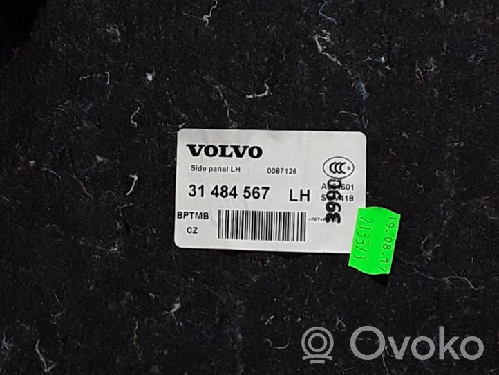 Volvo V40 Rivestimento pannello laterale del bagagliaio/baule 31484567