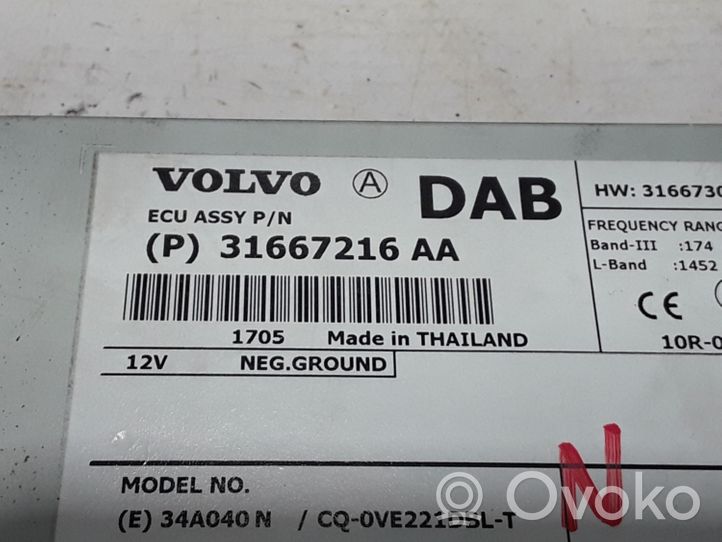 Volvo V40 Altre centraline/moduli 31667216
