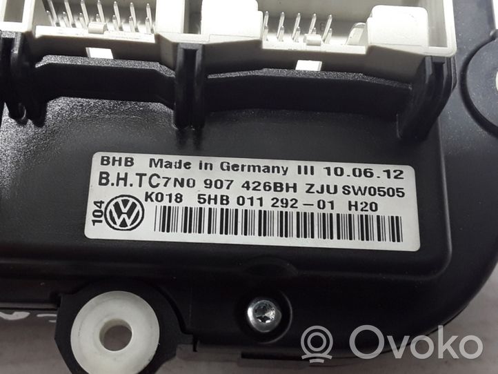 Volkswagen Caddy Ilmastoinnin ohjainlaite/moduuli 7N0907426