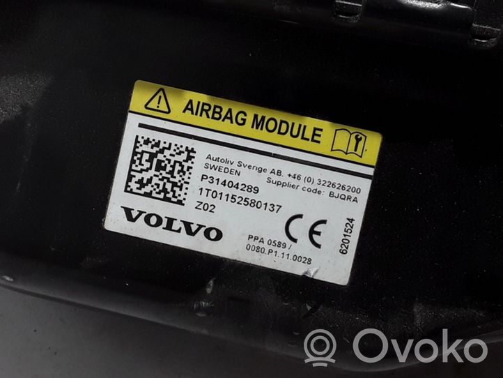 Volvo V40 Poduszka powietrzna Airbag dla pieszych 31404289