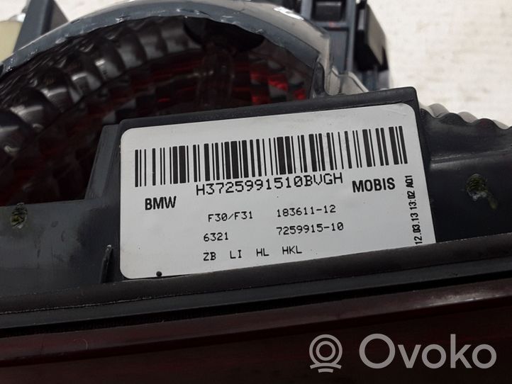 BMW 3 F30 F35 F31 Luces portón trasero/de freno 7259915