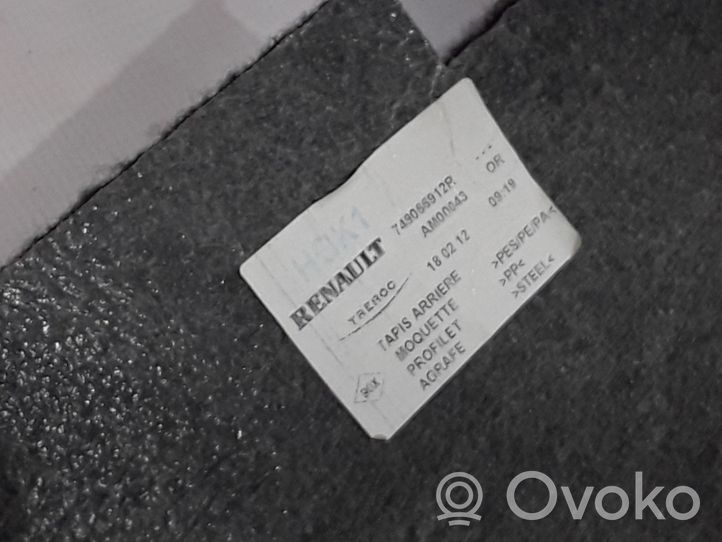 Dacia Lodgy Rear floor carpet liner 749066912R
