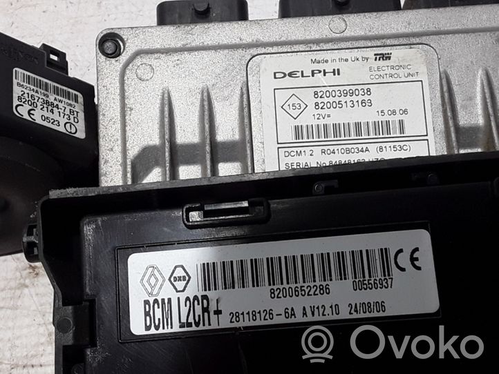 Renault Clio III Kit centralina motore ECU e serratura 