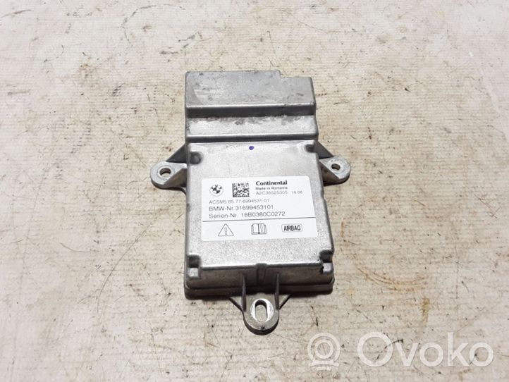 BMW 5 G30 G31 Module de contrôle airbag 6994531