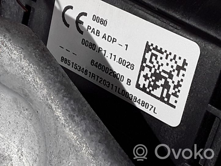 Renault Captur II Poduszka powietrzna Airbag pasażera 985153461R