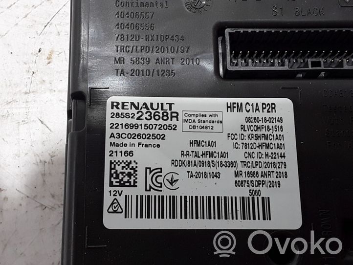 Renault Zoe Other control units/modules 285S22368R