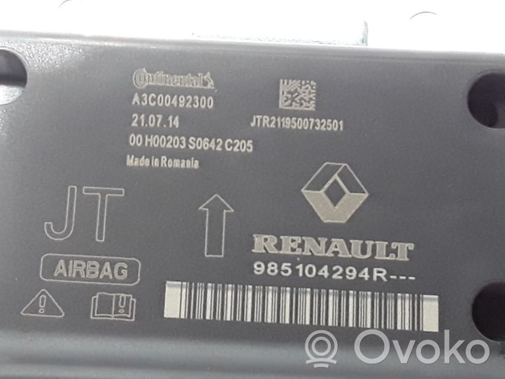 Renault Captur II Centralina/modulo airbag 985104294R