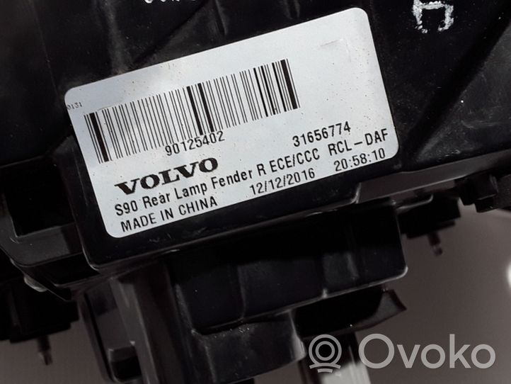 Volvo S90, V90 Задний фонарь в кузове 31656774