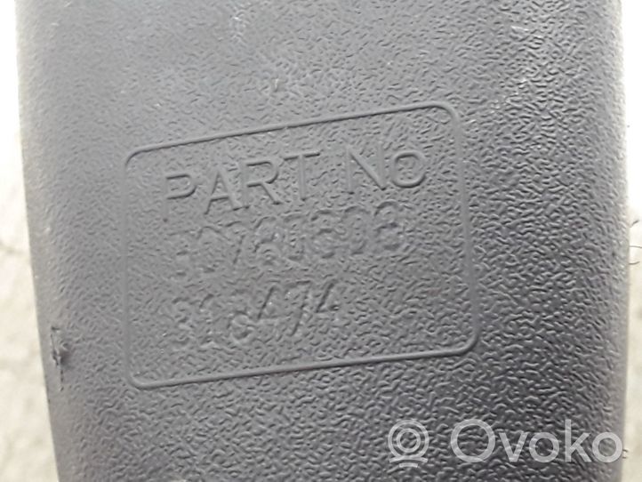 Volvo V50 Boucle de ceinture de sécurité arrière 30760606