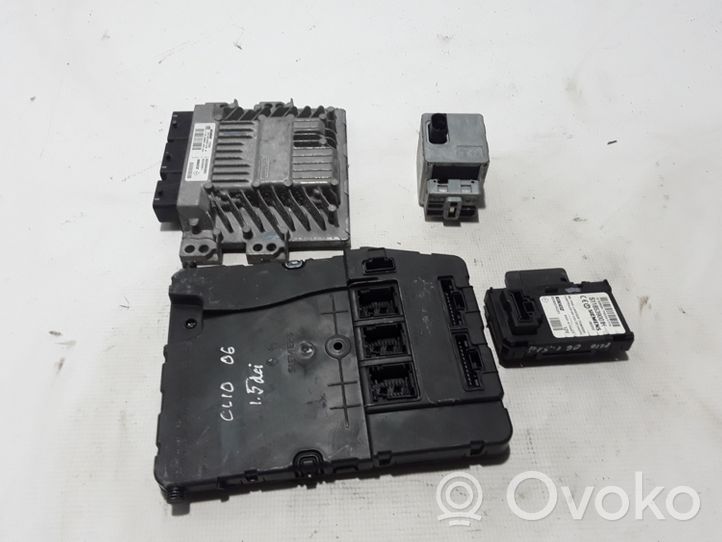 Renault Clio III Kit centralina motore ECU e serratura 