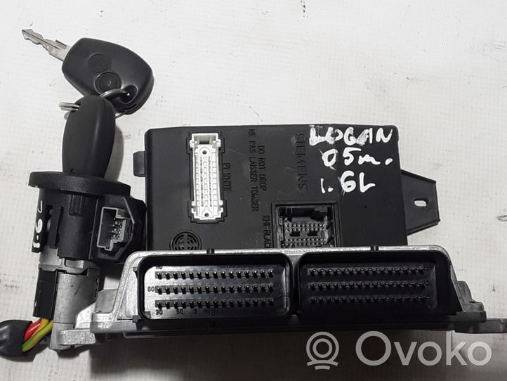 Dacia Logan I Kit centralina motore ECU e serratura 