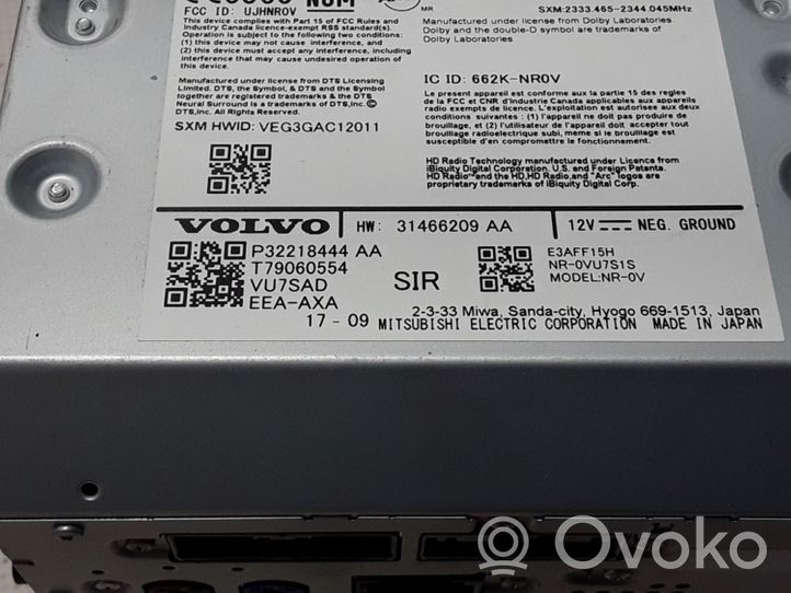 Volvo S90, V90 Unité principale radio / CD / DVD / GPS 32218444