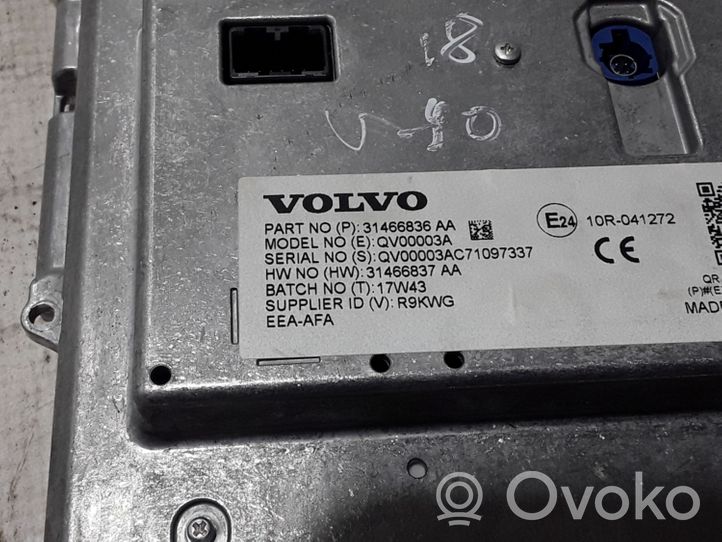 Volvo S90, V90 Monitori/näyttö/pieni näyttö 31466836