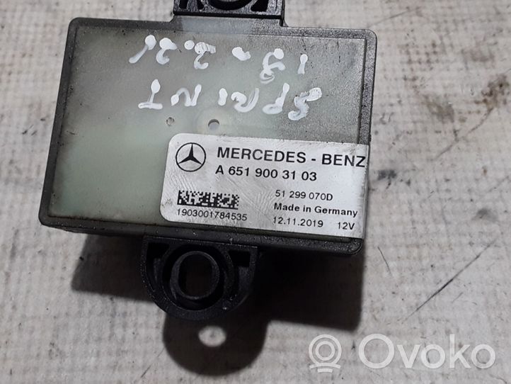 Mercedes-Benz Sprinter W907 W910 Relè preriscaldamento candelette A6519003103