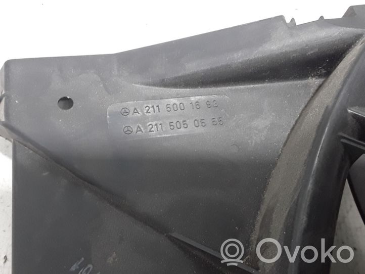 Mercedes-Benz CLS C219 Aro de refuerzo del ventilador del radiador A2115001693