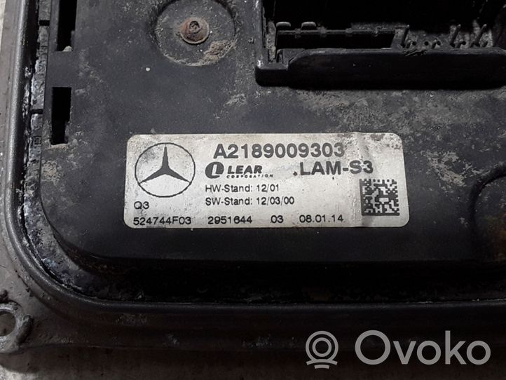 Mercedes-Benz CLA C117 X117 W117 Xenon-valojen ohjainlaite/moduuli A2189009303