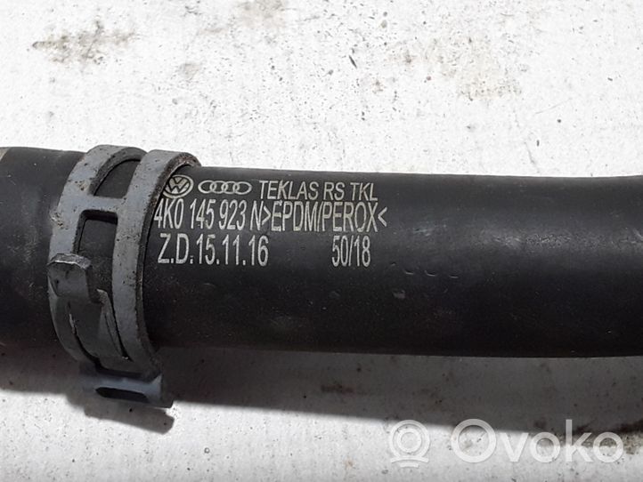 Audi A6 S6 C8 4K Tuyau de liquide de refroidissement moteur 4K0145923N