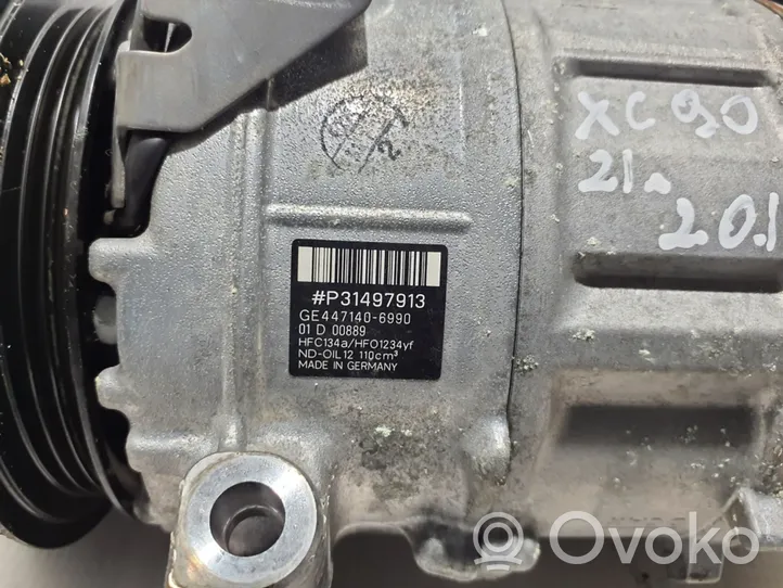 Volvo XC90 Ilmastointilaitteen kompressorin pumppu (A/C) 31497913