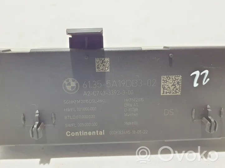 BMW 5 G30 G31 Tailgate/trunk control unit/module 5A19DB3