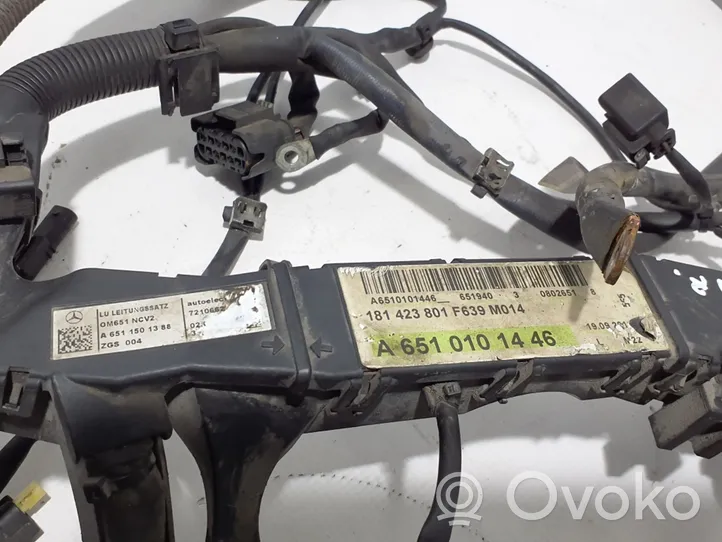 Mercedes-Benz Vito Viano W639 Engine installation wiring loom A6510101446