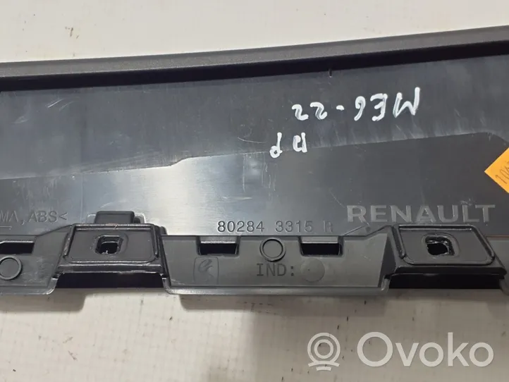 Renault Megane E-Tech Listwa / Uszczelka szyby drzwi przednich 802843315R