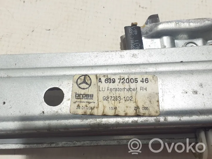 Mercedes-Benz Vito Viano W639 Mechanizm podnoszenia szyby przedniej bez silnika A6397200546