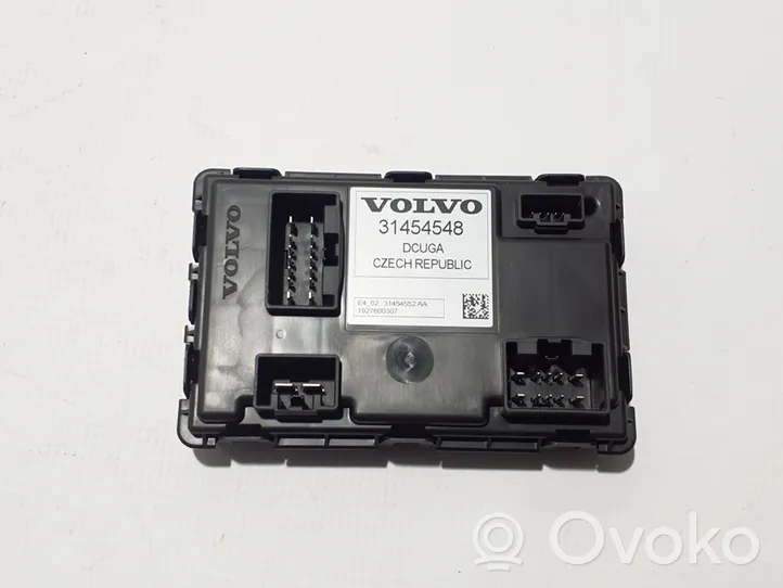 Volvo XC60 Tow bar trailer control unit/module 31454548