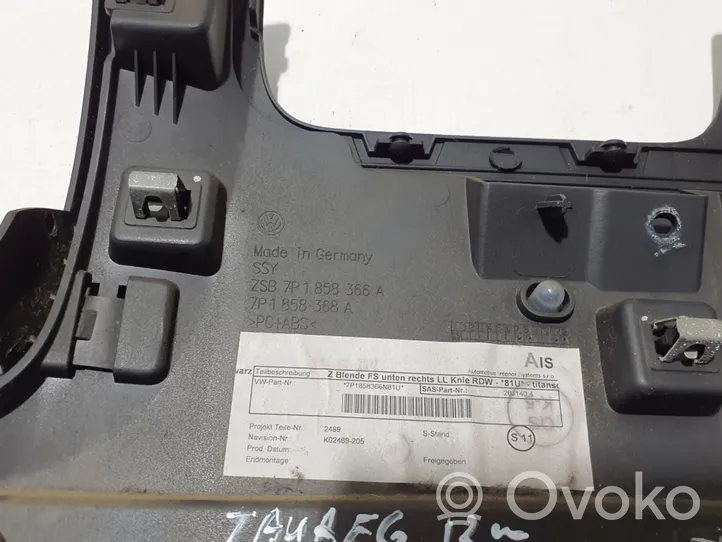 Volkswagen Touareg II Moldura del panel (Usadas) 7P1858368A