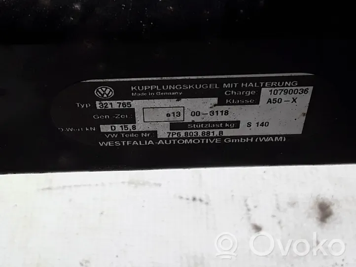 Volkswagen Touareg II Hak holowniczy / Komplet 7P6803881B