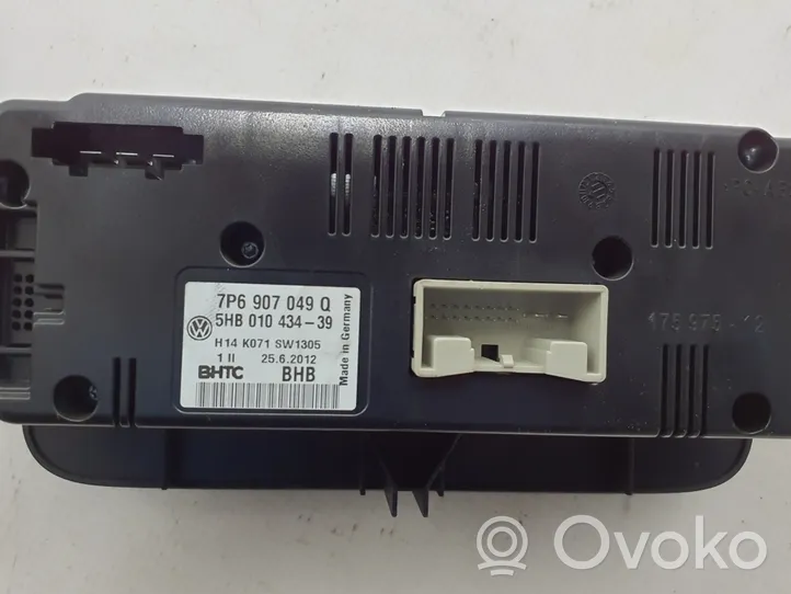 Volkswagen Touareg II Air conditioner control unit module 7P6907049Q