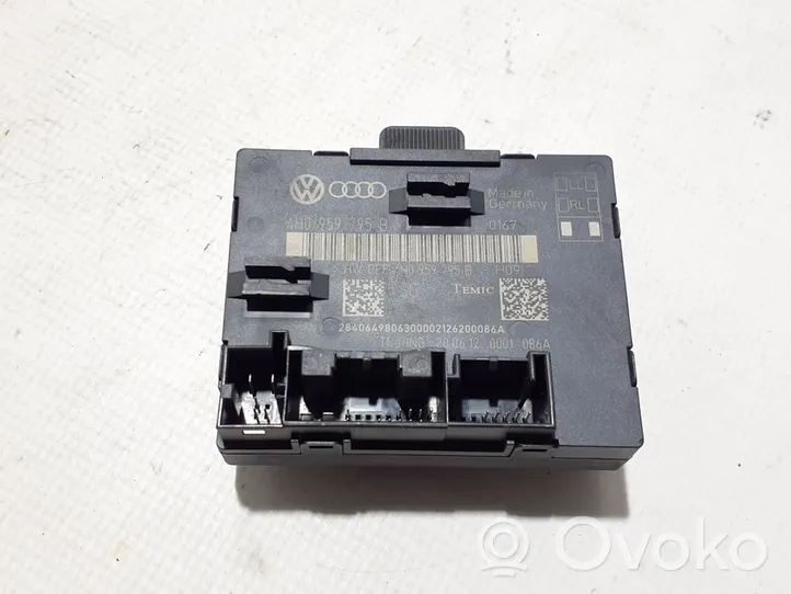 Volkswagen Touareg II Door control unit/module 4H0959795B