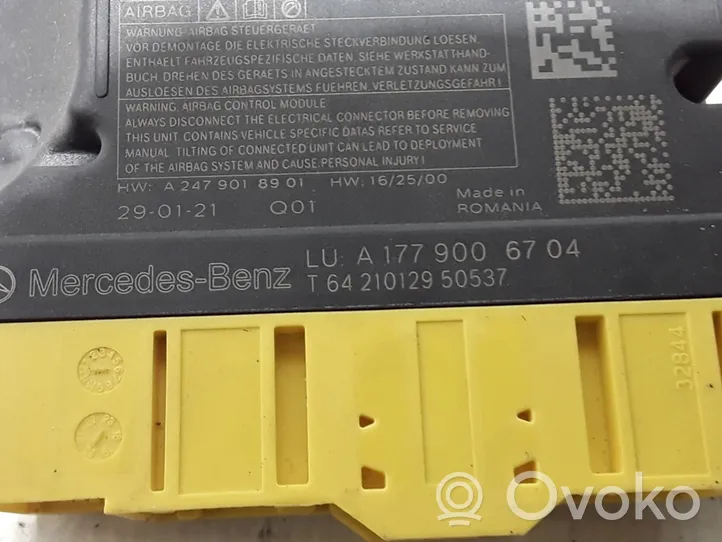 Mercedes-Benz GLA H247 Module de contrôle airbag A1779006704