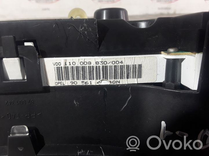 Opel Astra G Tachimetro (quadro strumenti) 90561454