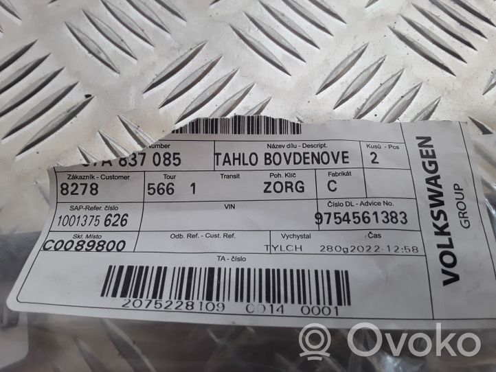 Skoda Karoq Linka zamka drzwi tylnych 57A837085