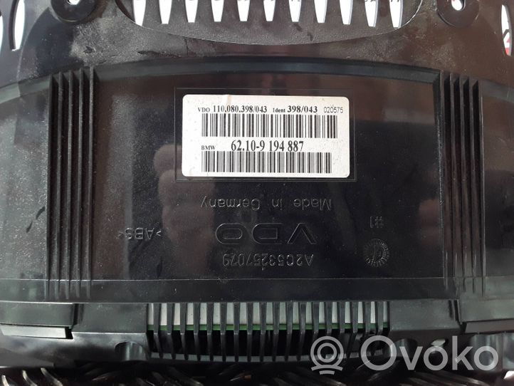 BMW 5 E60 E61 Tachimetro (quadro strumenti) 62109194887