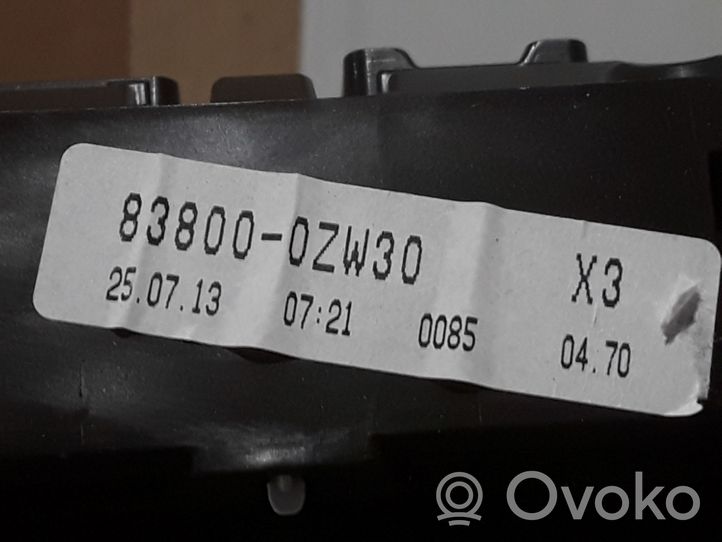 Toyota Auris E180 Compteur de vitesse tableau de bord 838000ZW30