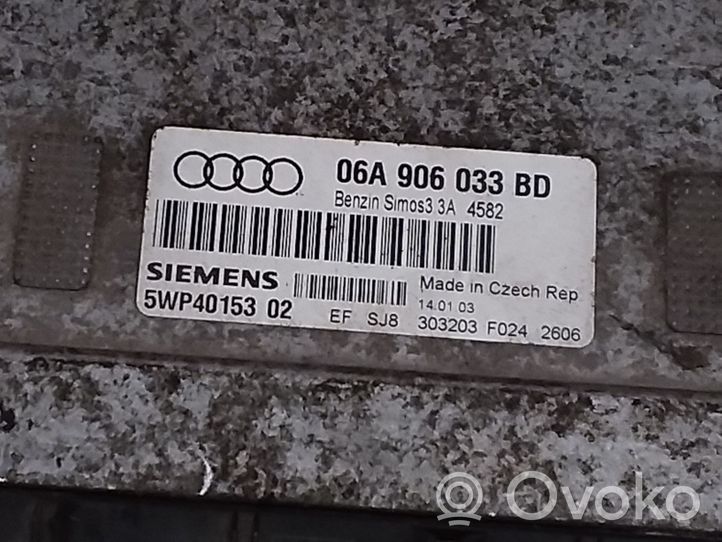 Audi A3 S3 8P Calculateur moteur ECU 06A906033BD
