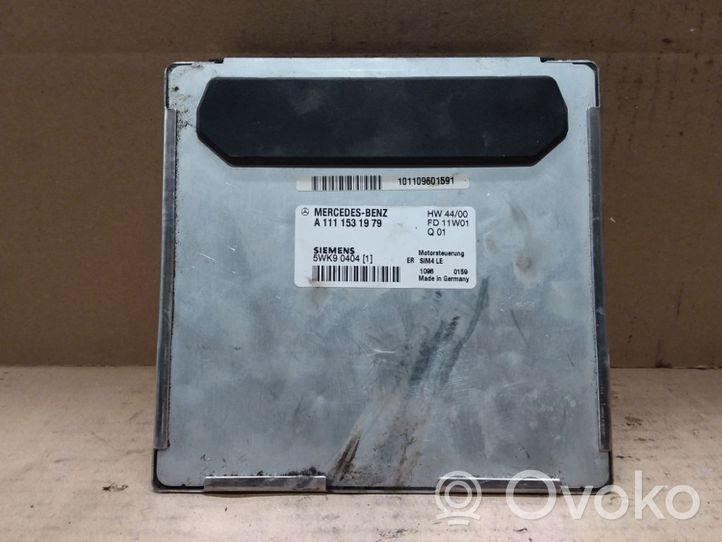 Mercedes-Benz C W203 Sterownik / Moduł ECU A1111531979