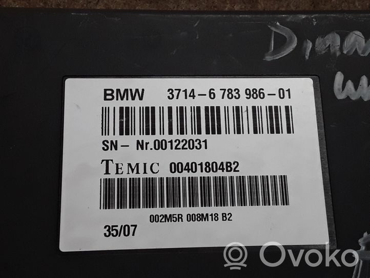 BMW 7 E65 E66 Module de commande suspension pneumatique arrière 6783986