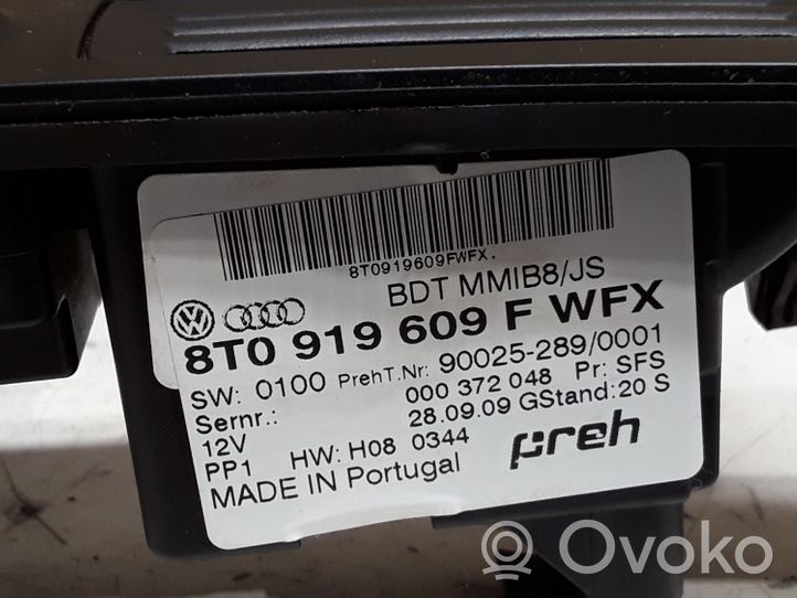 Audi A4 S4 B8 8K Keskikonsolin ohjainlaite 8T0919609F