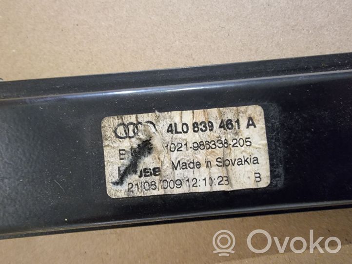 Audi Q7 4L Rear door manual window regulator 4L0839461A