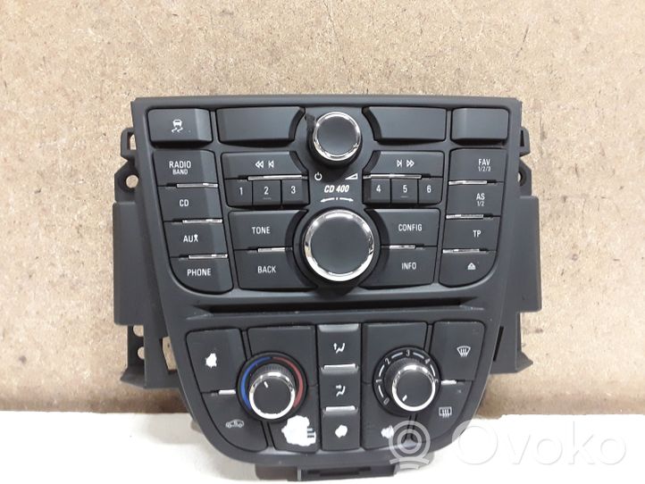 Opel Astra J Centrinės konsolės valdymo blokas 13337218