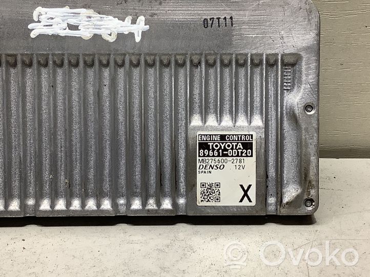 Toyota Yaris Calculateur moteur ECU 896610DT20