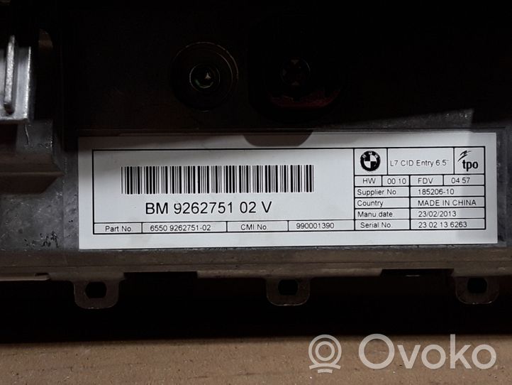 BMW 1 F20 F21 Monitor / wyświetlacz / ekran 9262751