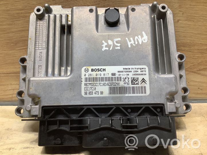 Peugeot 308 Calculateur moteur ECU 0281019817