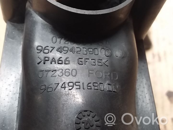 Peugeot 508 RXH Tube d'admission de tuyau de refroidisseur intermédiaire 9674942380