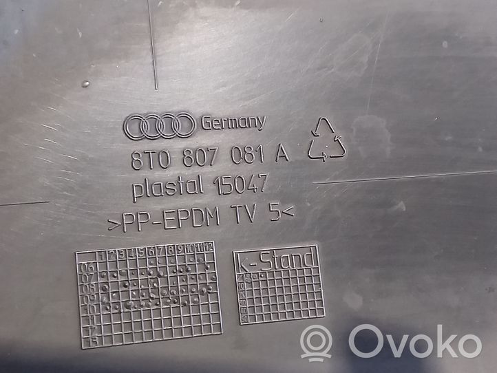 Audi A5 Sportback 8TA Pannello di supporto del radiatore (usato) 8T0807081A