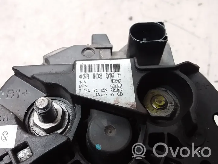 Audi A4 S4 B6 8E 8H Alternator 06B903016P